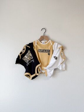 CU Buffs Baby Onesies Bundle NWOT
